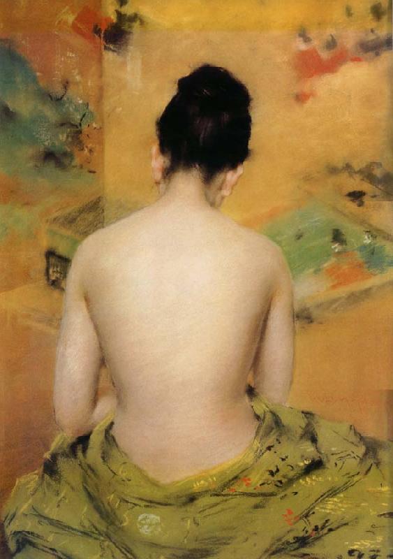 William Merritt Chase Back of body